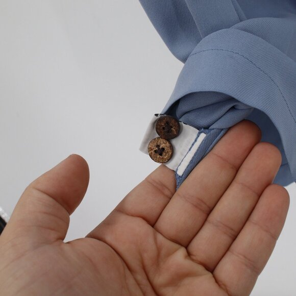 Tommy Bahama shirt Mens Large Harley Davidson Embroidered Silk Short Sleeve blue - Picture 11 of 15